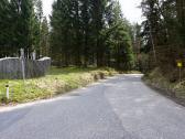 Blick auf die Wanderroute von der Straenkreuzung der L579 zur 4. K+L