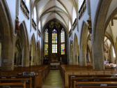 Innenansicht der Stadtpfarrkirche, sie ist der hl. Katharina geweiht