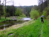   Wanderroute entlang der Thaya 