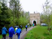  Marathonis auf dem Weg zur "Bmischen Mauer" 