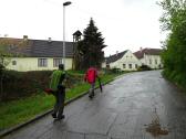 Wanderroute durch Oberpfaffendorf beim Glockenturm