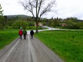 Wanderroute ber die Landesstrae 8065 nach Speisendorf 