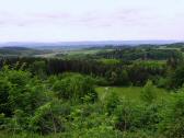  Blick hinunter auf die zurckgelegte Wanderstrecke 