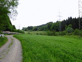  Blick auf die Wanderstrecke 