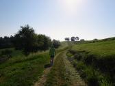  Wanderroute auf einem schnen Hhenweg 