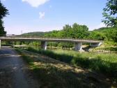  Blick zur Traisenbrcke bei Eind vom linken Ufer 