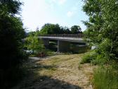  Blick zur Traisenbrcke bei Eind vom rechten Ufer 