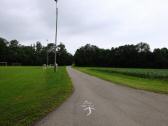  Blick auf die Wanderroute beim Sportplatz 