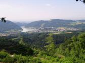  herrlicher Fernblick nach Grein 