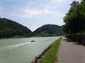  Wanderroute auf dem Treppelweg entlang der Donau 