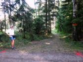 Peter bei der Streckenzusammenfhrung mit der 6 km Strecke 
