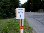 Wanderroute entlang der Kchlinger Strae - mit Infotafel