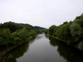  Blick auf die Ybbs - flussaufwrts 