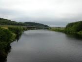  Blick auf die Ybbs - flussaufwrts 