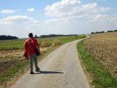  Blick auf die Wanderstrecke Richtung Ganz 