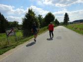  Wanderroute am Ortsende von Thaua 
