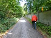  der letzte Anstieg beim Schloss Allentsteig 