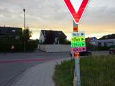  Streckenmarkierung - Kreuzung Pfarrhhe 