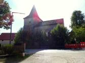  Blick zur die Evang. St. Johannes Kirche Zautendorf 