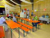  Blick in die fast schon leere DJK-Halle 