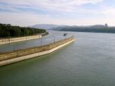  Blick auf die Schleusenausfahrt Richtung Melk 
