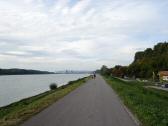 Treppelweg Richtung Pchlarner Donaubrcke bei Ebersdorf