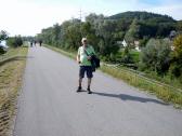  auf dem Treppelweg Richtung Pchlarn 