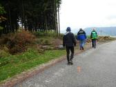   Blick auf die Wanderroute 