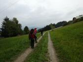   Blick auf die Wanderroute 