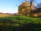 Blick auf die 14/18 km Wanderroute nach dem Steg 