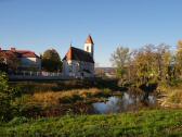  Blick ber dem Kamp zur Kath. Pfarrkirche hl. Martin 