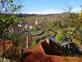 schner Fernblick zum Kamp und zur Pfarrkirche Zbing 