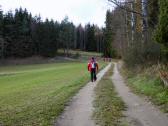  Blick auf die Wanderstrecke 
