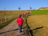 Wanderroute bergan auf dem Rabenberg zum Gehft Hhenhartner