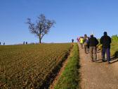 Wanderroute bergan auf dem Rabenberg zum Gehft Hhenhartner