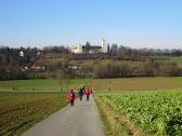  Blick auf die Wanderstrecke Richtung Tillysburg 