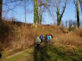  Blick auf den Wanderweg zur Tillysburg 