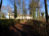 Wanderroute auf der Allee zur Rckseite des SchlossTillysburg
