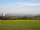  schner Fernblick Richtung Enns 