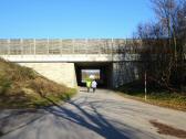  Wanderweg bei der Autabahnunterfhrung - A1 