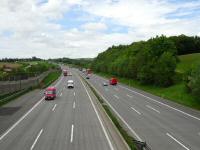  Blick auf die A1 Richtung Linz 