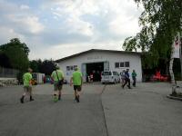  Blick zur Halle 2 Start-/Zielort 