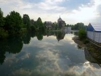  Blick auf die Erlauf von der Bogenbrücke flussabwärts 