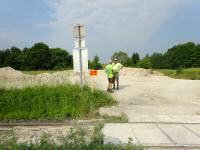 Blick zu der 2. Streckenteilung 