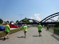  Wanderoute durch das Messegelände zur Halle 2 