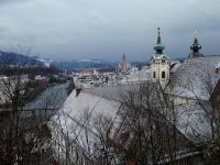  Der schöne Blick von der Taborstiege auf Steyr 