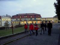 Blick auf die Wanderstrecke in der Nähe des Kurhotels 