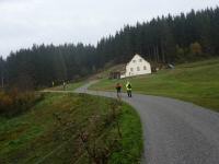 Blick auf die Wanderstrecke bei Eisenwerk im Lainsitztal 