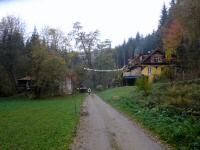 Blick auf die Wanderstrecke bei Eisenwerk im Lainsitztal 