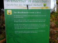   Infotafel Hirschenstein 